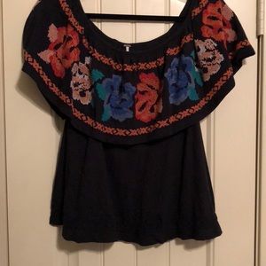 Free people off the shoulder top